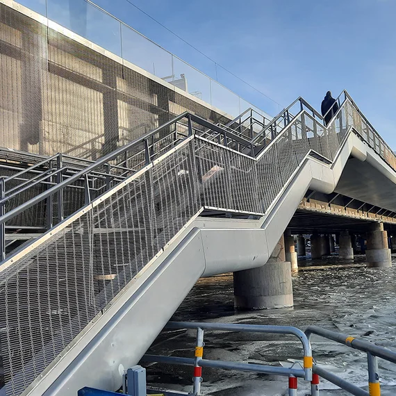 [Translate to Spanish:] Getingmidjan Bridge, Stockholm