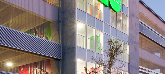 Edificio de aparcamientos GO Transit - Aurora