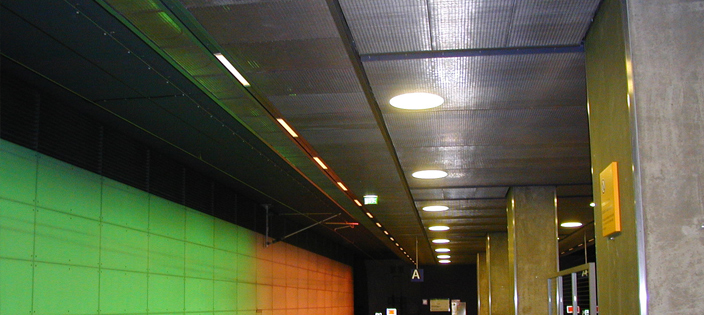 Estacion de tram del aeropuerto de Hanover